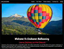 Tablet Screenshot of montanaballoon.com